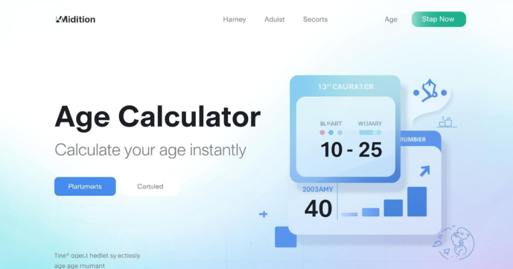 Age Calculator – Free Online Age Calculator Tool
