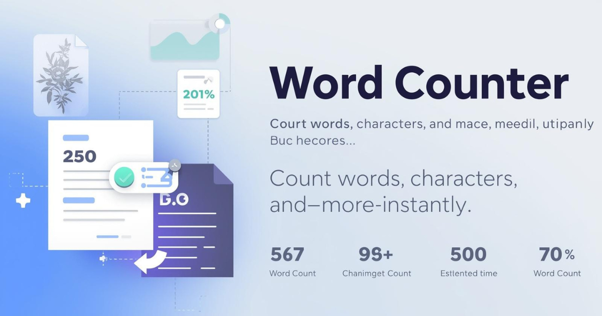 Word Counter Tool – Free Online Word & Character Counter