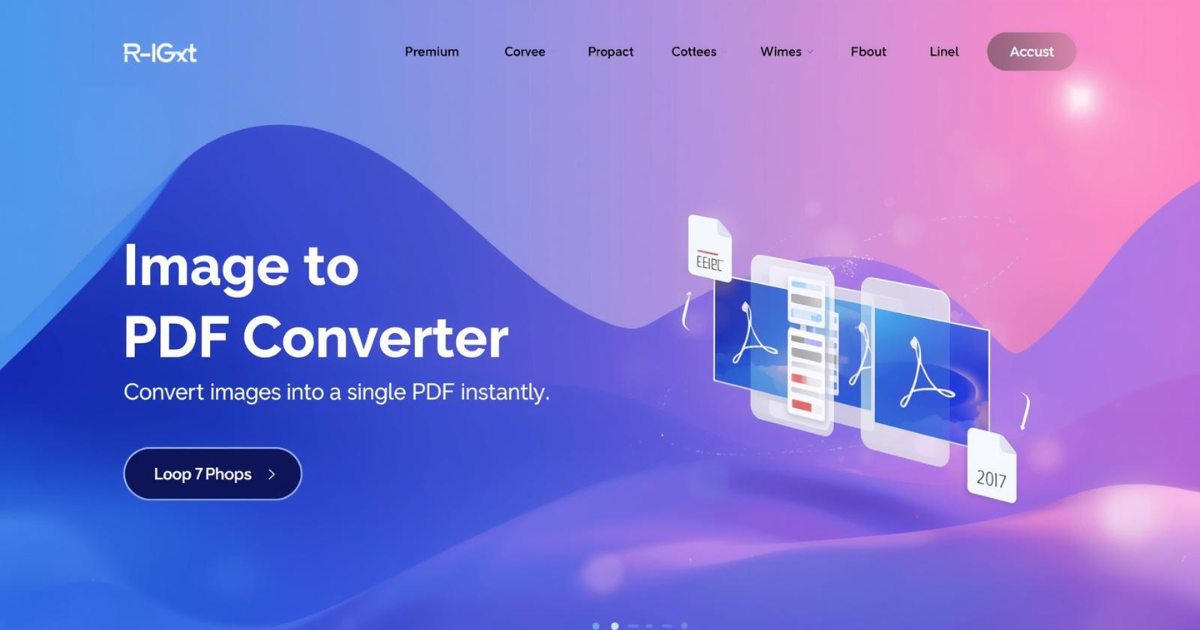 Image to PDF Converter – Convert JPG, PNG to PDF Online