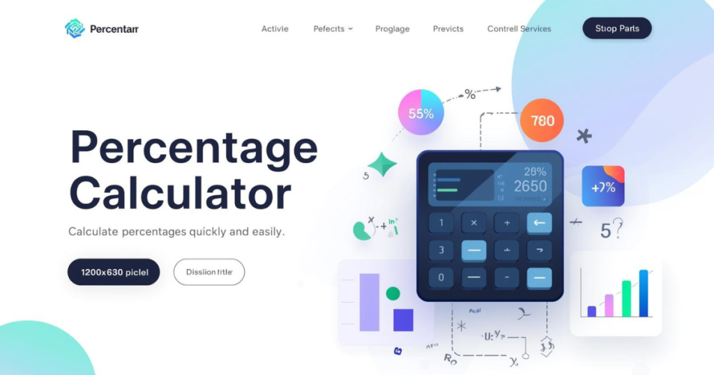 Percentage Calculator – Free Online Percentage Calculator
