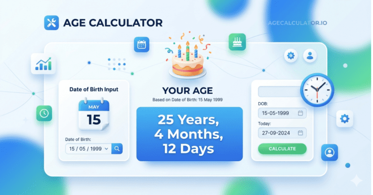 Free Age Calculator Online – Calculate Your Exact Age