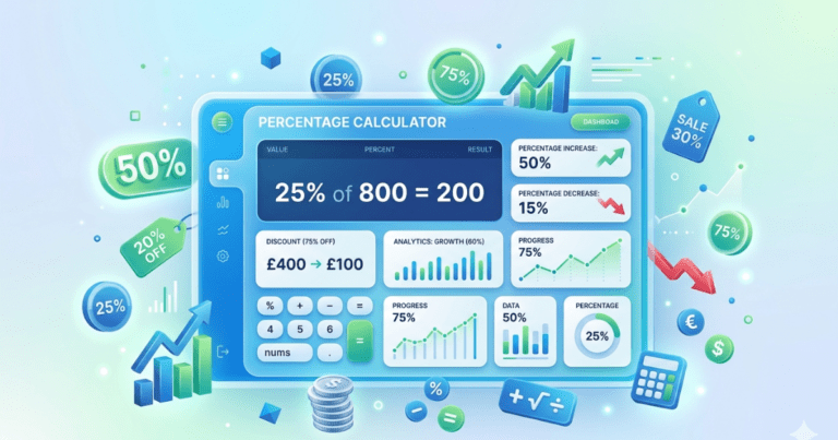 Free Percentage Calculator Online – Calculate Percentages
