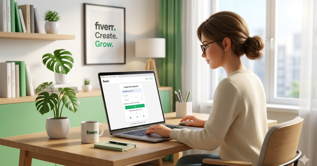 Create Fiverr Account in 2026 – Step-by-Step Beginner Guide