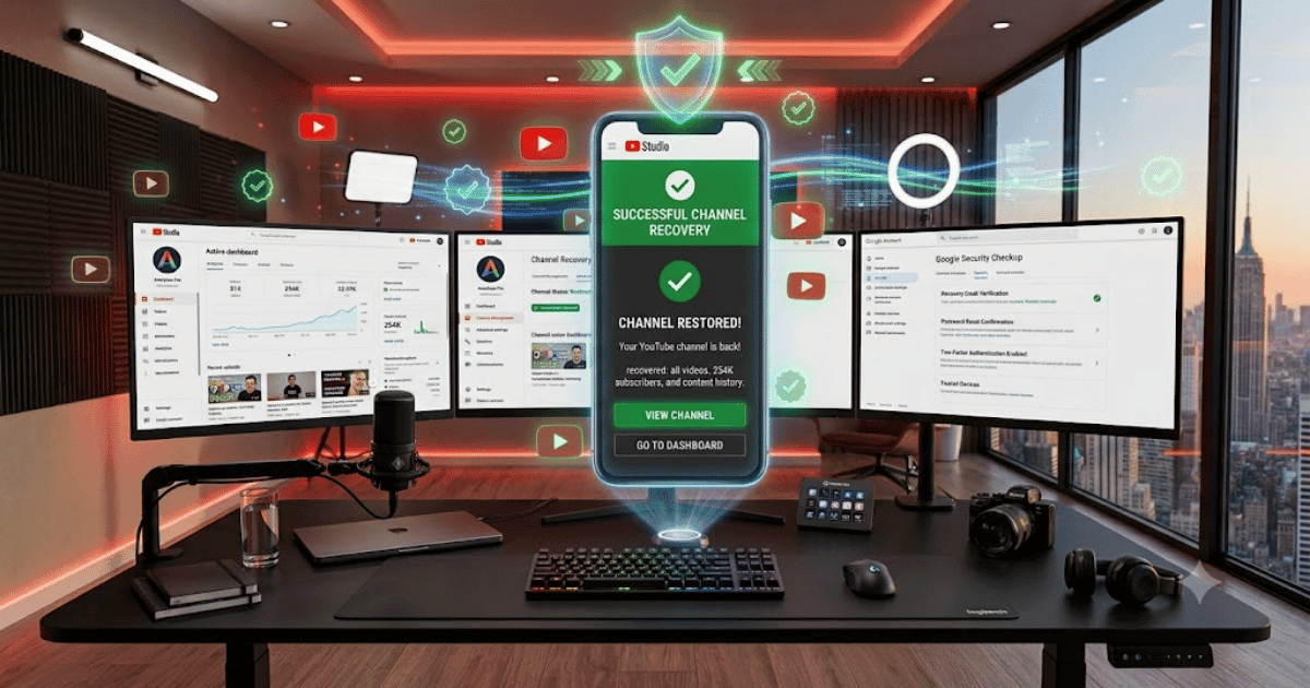 How to Recover a Deleted YouTube Channel in 2026 | Easy